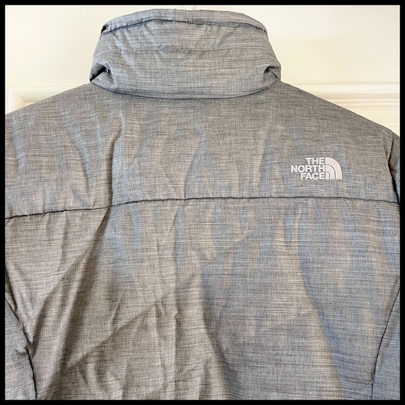 North Face Heather Charcoal Grey Full Zip Jacket. Size L. - Picture 5 of 9